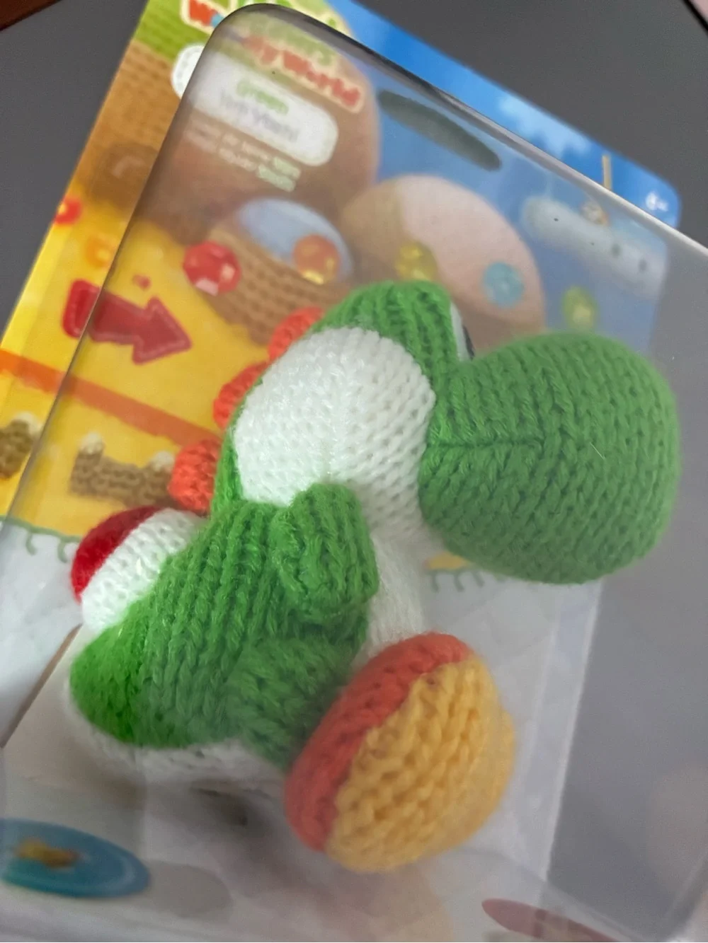 Nintendo Green and Yellow Yarn Yoshi amiibo